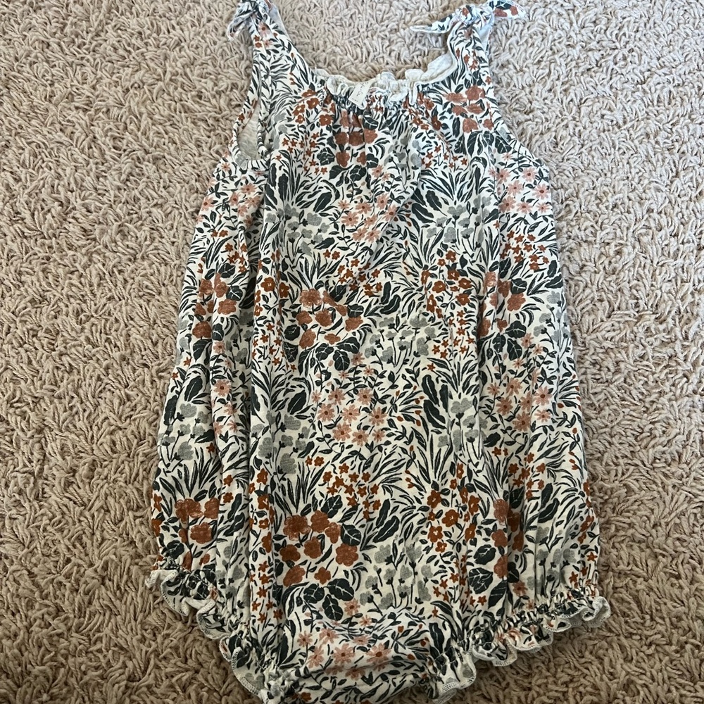 Rylee + Cru floral romper